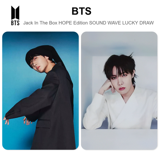 BTS Jack In The Box HOPE Edition SOUND WAVE LUCKY DRAW Official Photocard