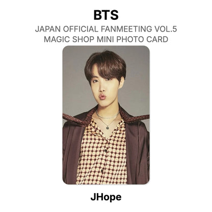 BTS JAPAN OFFICIAL FANMEETING VOL.5 MAGIC SHOP MINI PHOTO CARD Offizielle Photocard