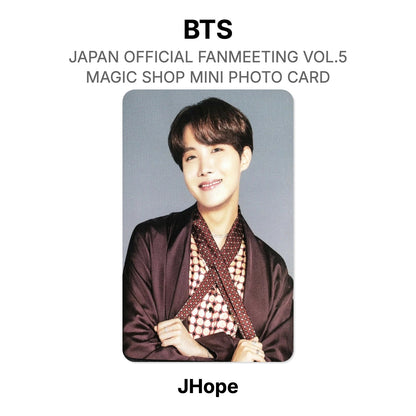 BTS JAPAN OFFICIAL FANMEETING VOL.5 MAGIC SHOP MINI PHOTO CARD Offizielle Photocard