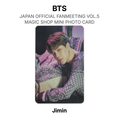 BTS JAPAN OFFICIAL FANMEETING VOL.5 MAGIC SHOP MINI PHOTO CARD Offizielle Photocard