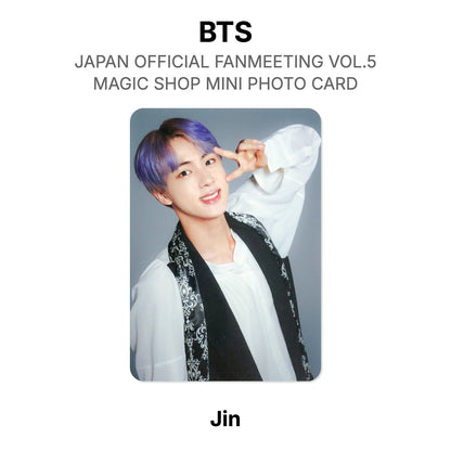 BTS JAPAN OFFICIAL FANMEETING VOL.5 MAGIC SHOP MINI PHOTO CARD Offizielle Photocard