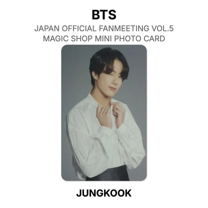 BTS JAPAN OFFICIAL FANMEETING VOL.5 MAGIC SHOP MINI PHOTO CARD Offizielle Photocard