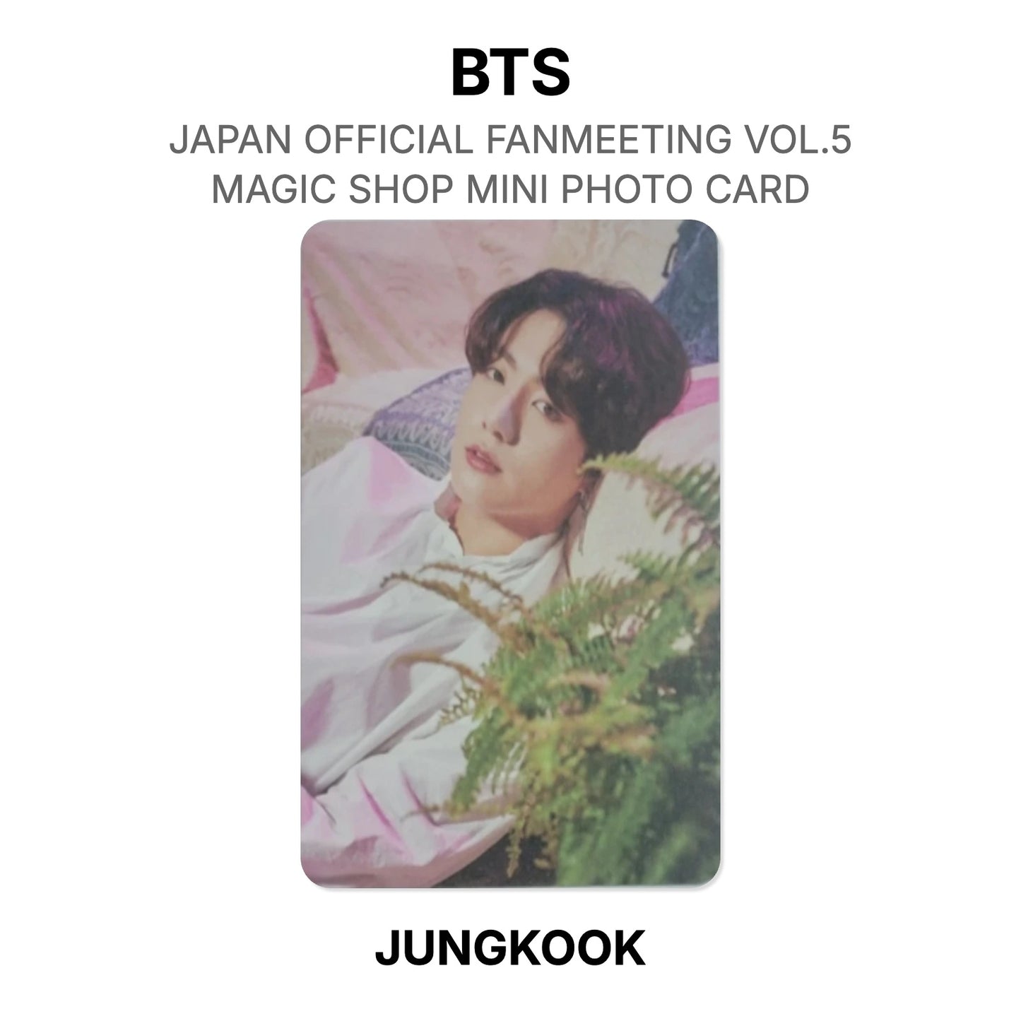 BTS JAPAN OFFICIAL FANMEETING VOL.5 MAGIC SHOP MINI PHOTO CARD Offizielle Photocard