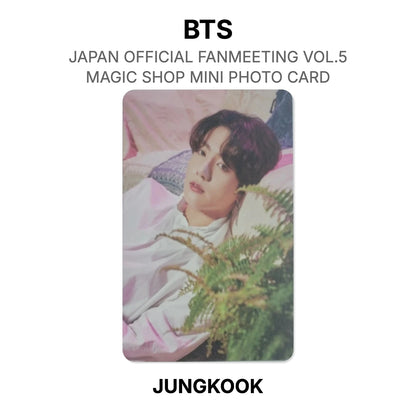 BTS JAPAN OFFICIAL FANMEETING VOL.5 MAGIC SHOP MINI PHOTO CARD Offizielle Photocard