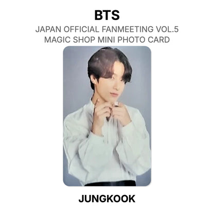 BTS JAPAN OFFICIAL FANMEETING VOL.5 MAGIC SHOP MINI PHOTO CARD Offizielle Photocard
