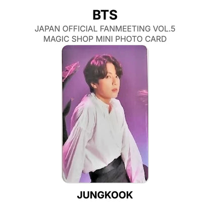 BTS JAPAN OFFICIAL FANMEETING VOL.5 MAGIC SHOP MINI PHOTO CARD Offizielle Photocard