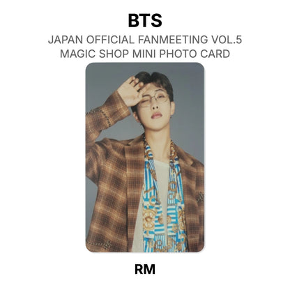 BTS JAPAN OFFICIAL FANMEETING VOL.5 MAGIC SHOP MINI PHOTO CARD Offizielle Photocard
