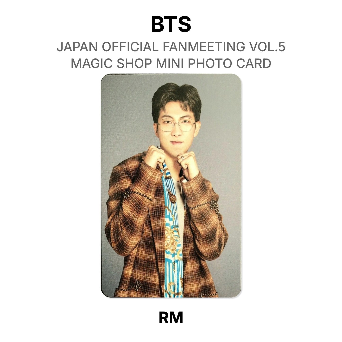 BTS JAPAN OFFICIAL FANMEETING VOL.5 MAGIC SHOP MINI PHOTO CARD Offizielle Photocard