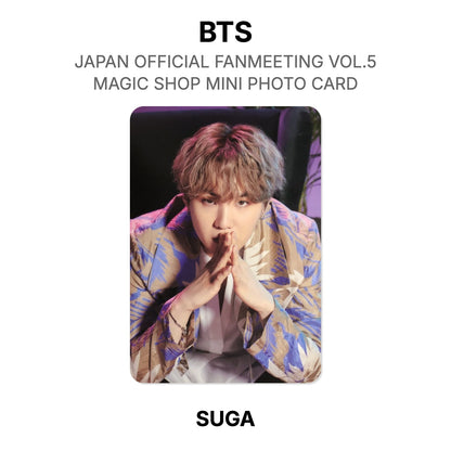 BTS JAPAN OFFICIAL FANMEETING VOL.5 MAGIC SHOP MINI PHOTO CARD Offizielle Photocard