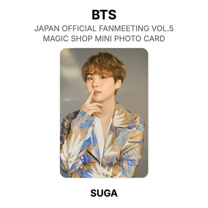 BTS JAPAN OFFICIAL FANMEETING VOL.5 MAGIC SHOP MINI PHOTO CARD Offizielle Photocard