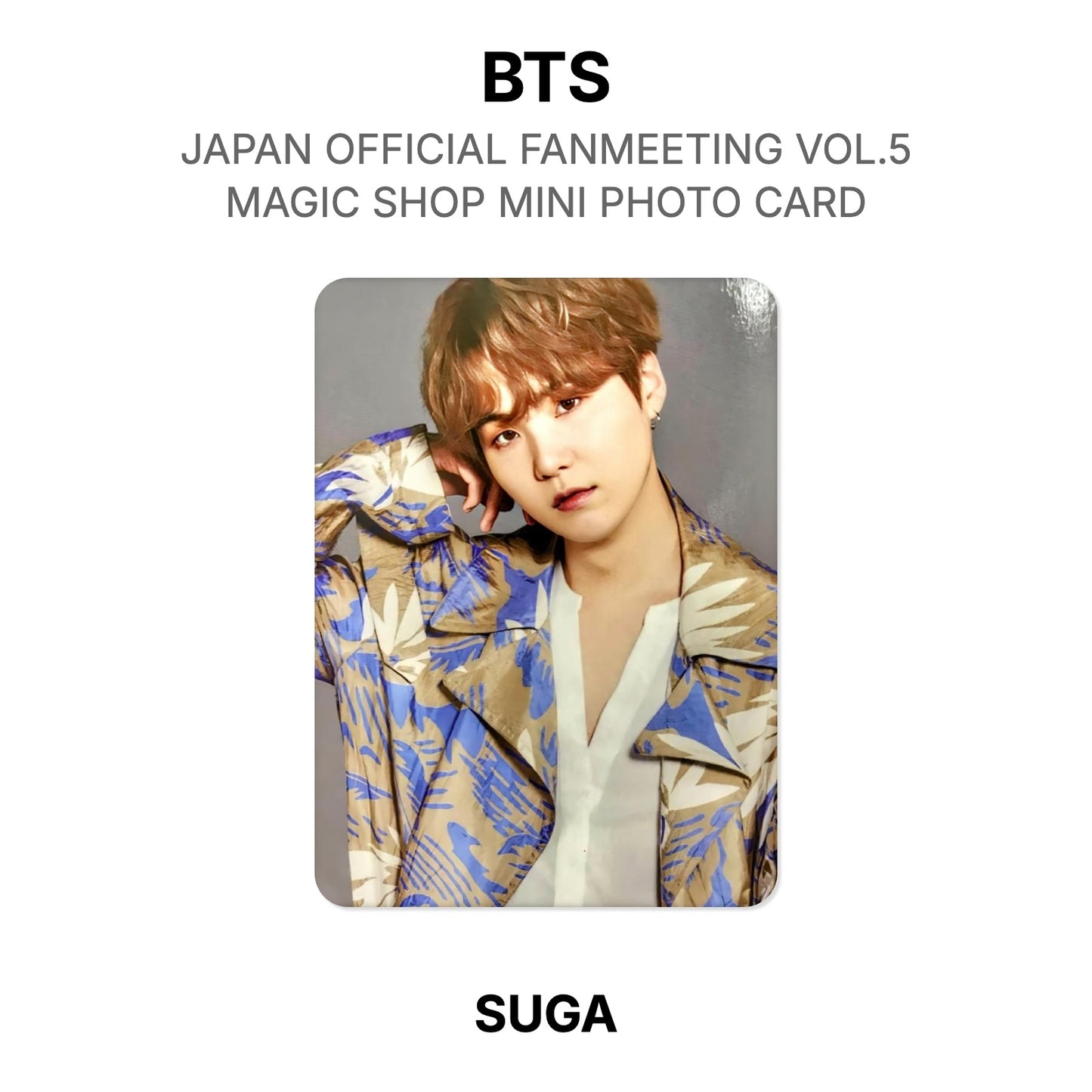 BTS JAPAN OFFICIAL FANMEETING VOL.5 MAGIC SHOP MINI PHOTO CARD Offizielle Photocard