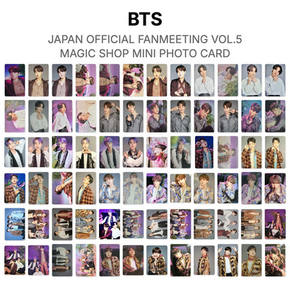 BTS JAPAN OFFICIAL FANMEETING VOL.5 MAGIC SHOP MINI PHOTO CARD Offizielle Photocard