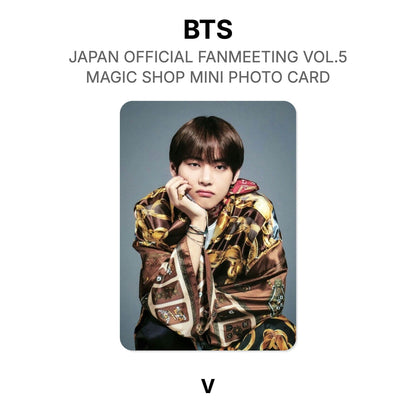 BTS JAPAN OFFICIAL FANMEETING VOL.5 MAGIC SHOP MINI PHOTO CARD Offizielle Photocard