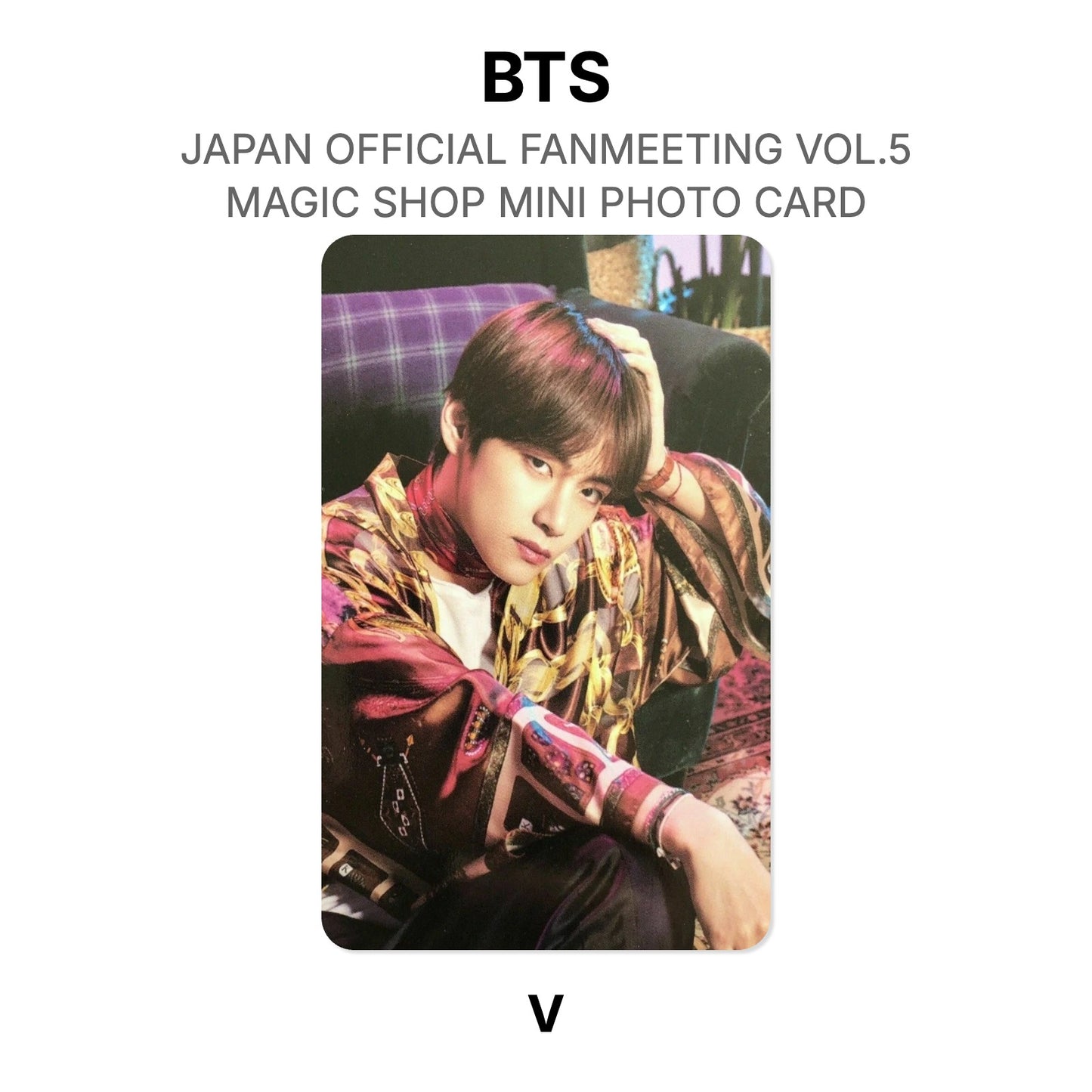 BTS JAPAN OFFICIAL FANMEETING VOL.5 MAGIC SHOP MINI PHOTO CARD Offizielle Photocard