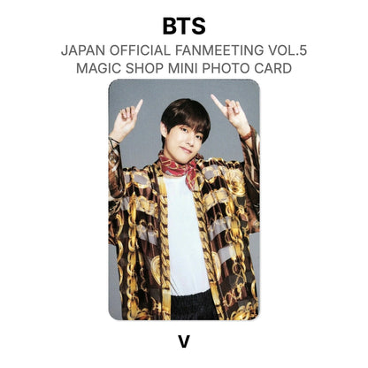 BTS JAPAN OFFICIAL FANMEETING VOL.5 MAGIC SHOP MINI PHOTO CARD Offizielle Photocard