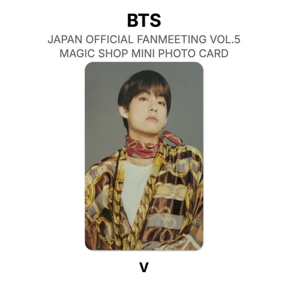 BTS JAPAN OFFICIAL FANMEETING VOL.5 MAGIC SHOP MINI PHOTO CARD Offizielle Photocard