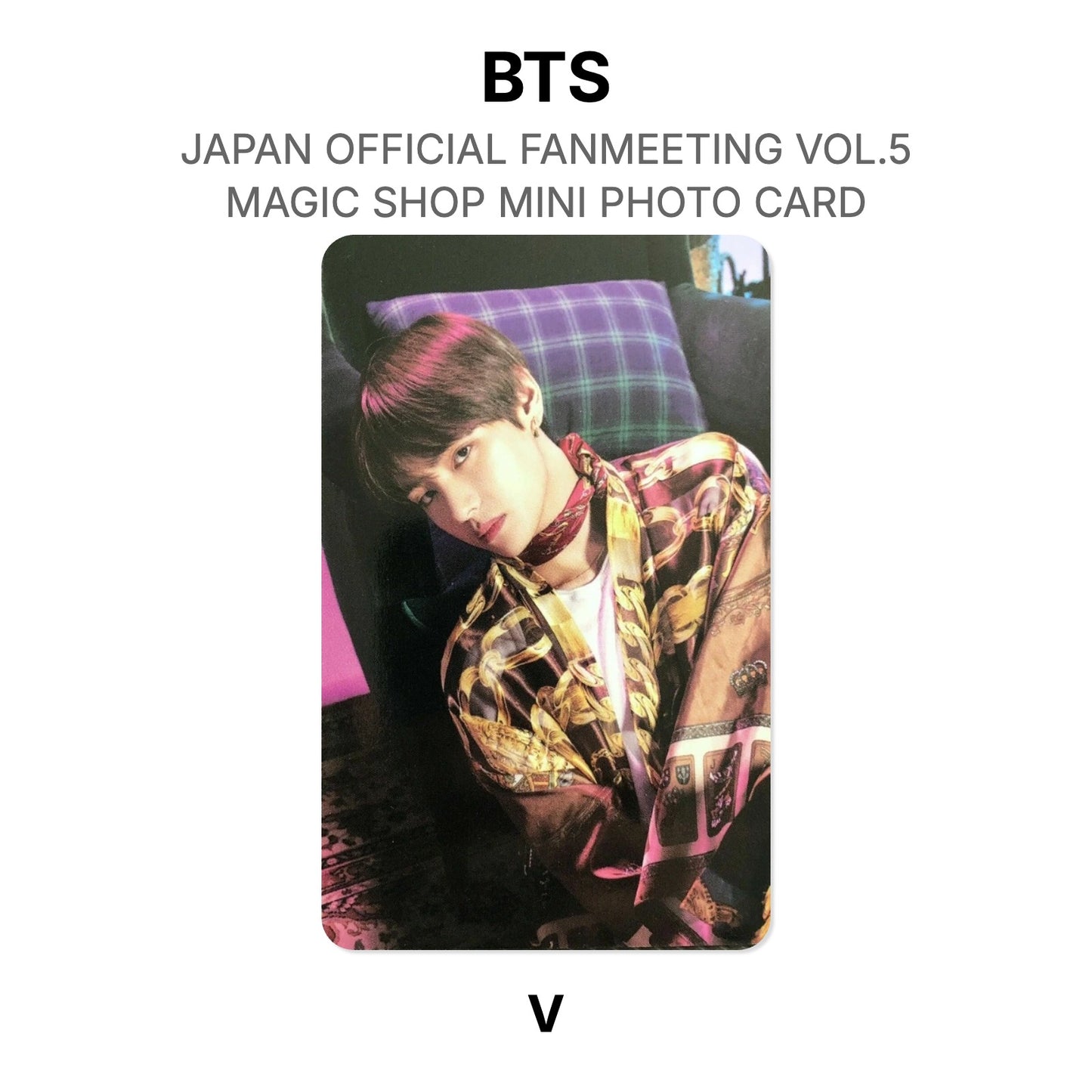 BTS JAPAN OFFICIAL FANMEETING VOL.5 MAGIC SHOP MINI PHOTO CARD Offizielle Photocard