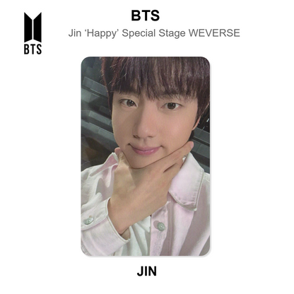 BTS Jin ‘Happy’ Special Stage WEVERSE photocard ufficiale