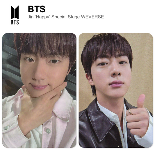 BTS Jin ‘Happy’ Special Stage WEVERSE photocard resmi