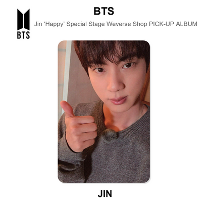 BTS Jin ‘Happy’ Special Stage Weverse Shop PICK-UP ALBUM Official Photocard