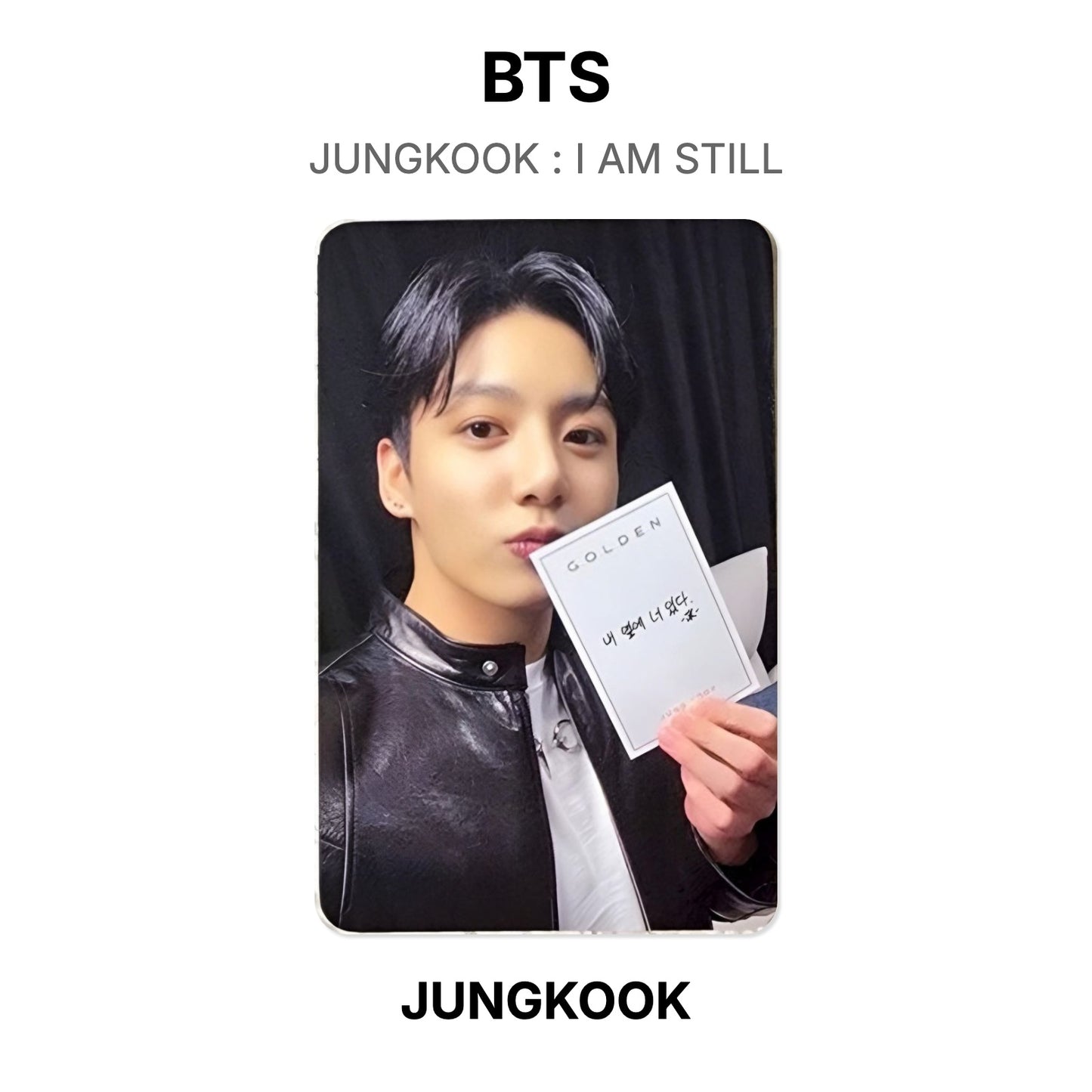 BTS JUNGKOOK : I AM STILL Offizielle Photocard