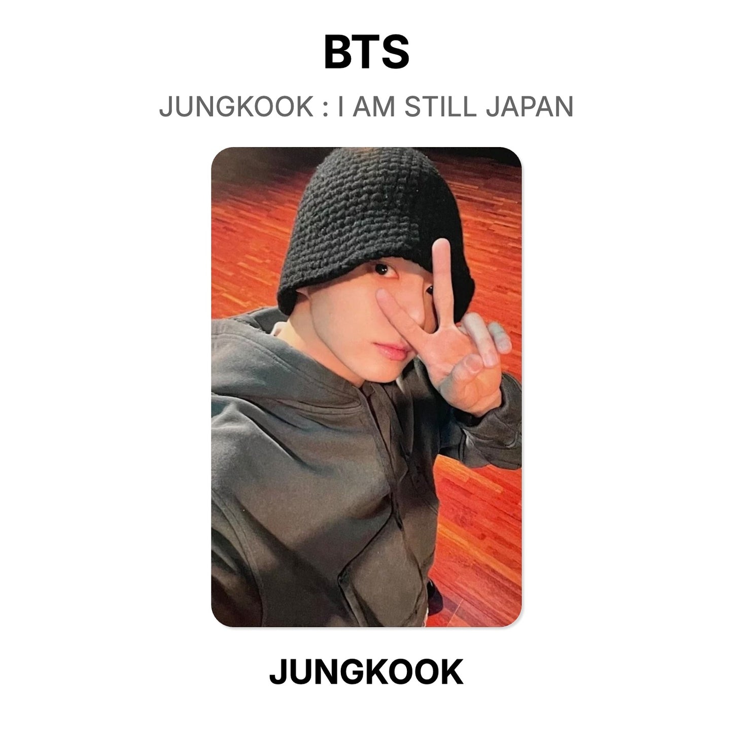 BTS JUNGKOOK : I AM STILL JAPAN Official Photocard