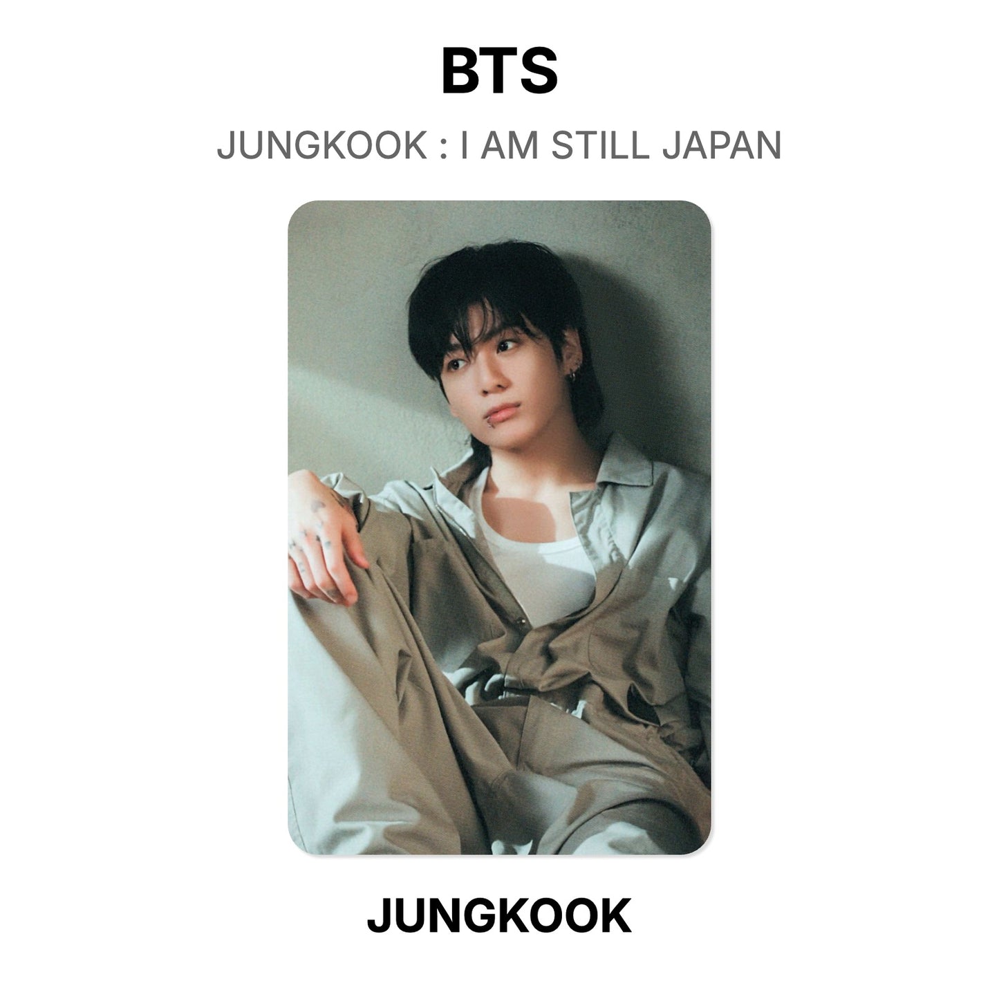 BTS JUNGKOOK : I AM STILL JAPAN Official Photocard