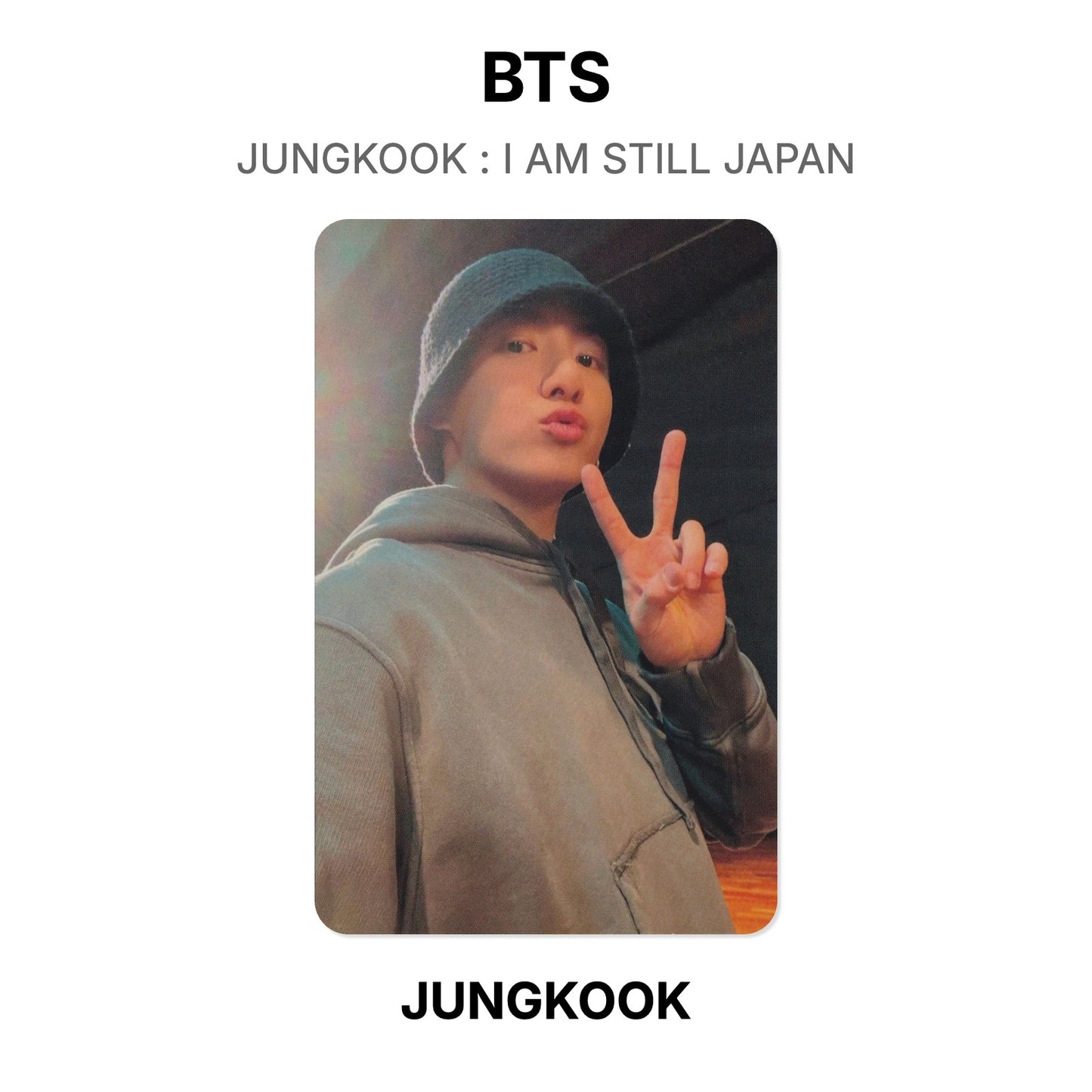 BTS JUNGKOOK : I AM STILL JAPAN Official Photocard