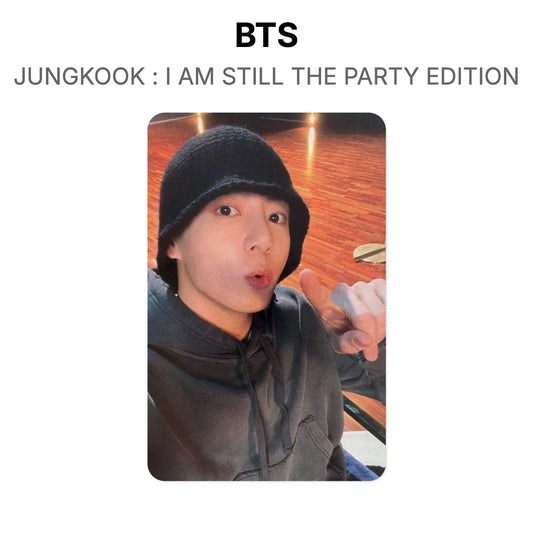 BTS JUNGKOOK : I AM STILL THE PARTY EDITION Official Photocard