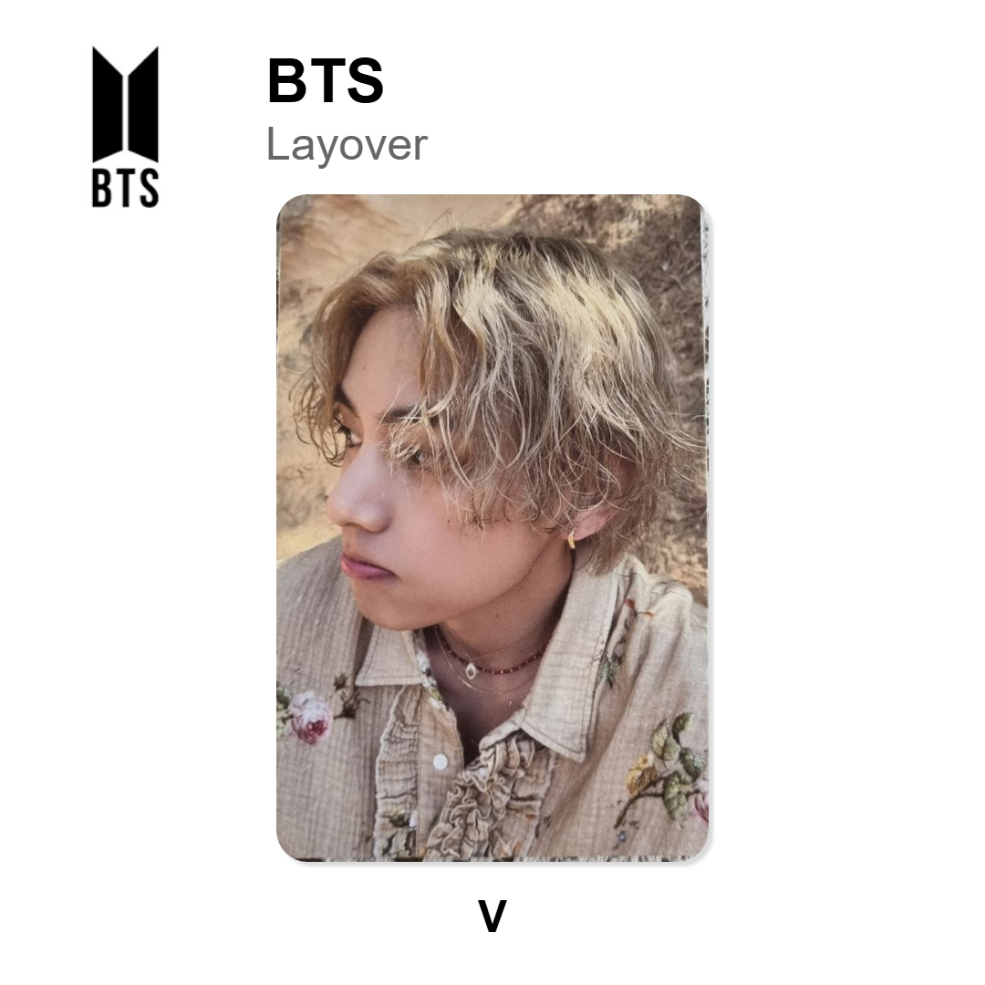 BTS Layover officiellt Photocard
