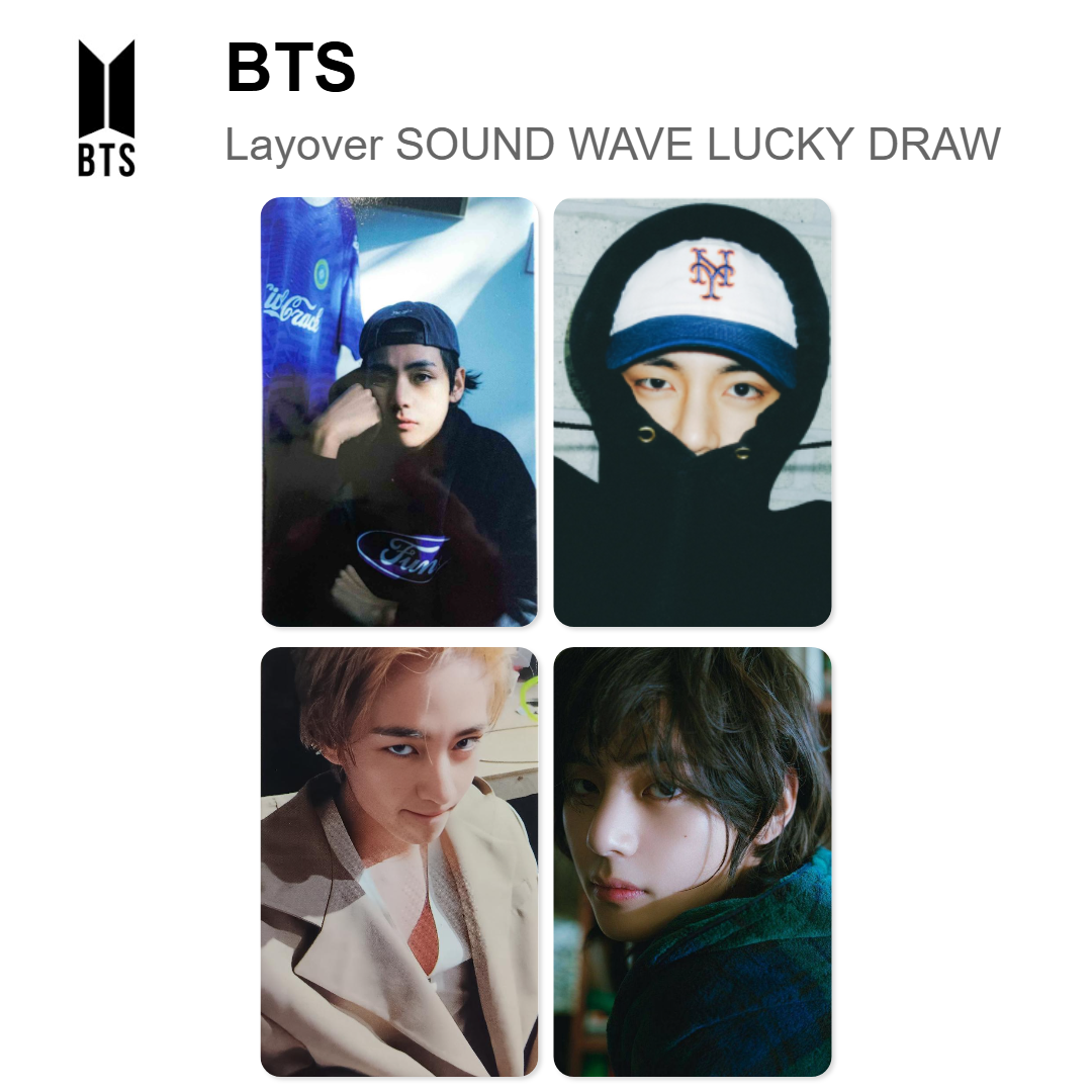 BTS Layover SOUND WAVE LUCKY DRAW Official Photocard