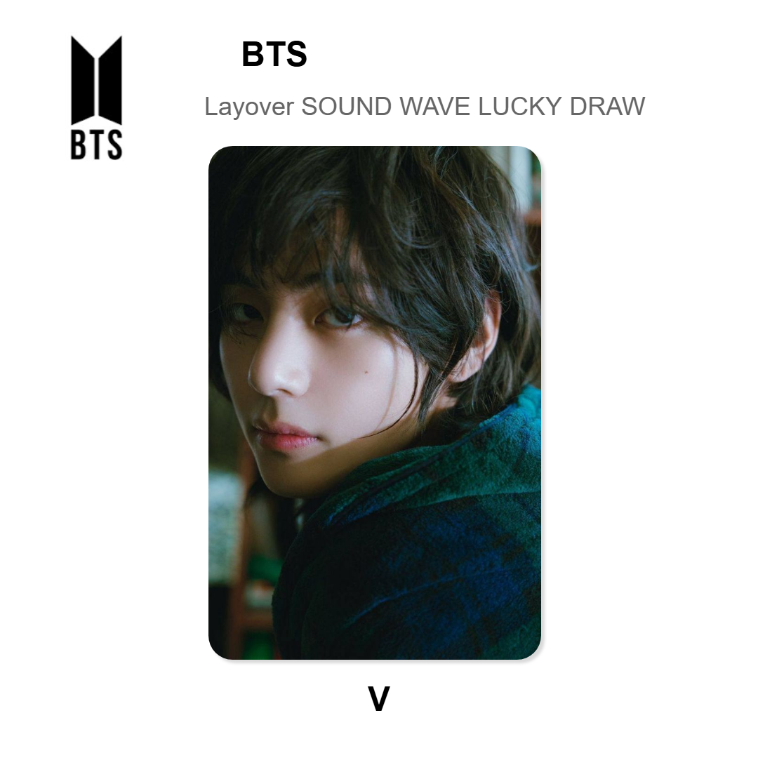 BTS Layover SOUND WAVE LUCKY DRAW Official Photocard