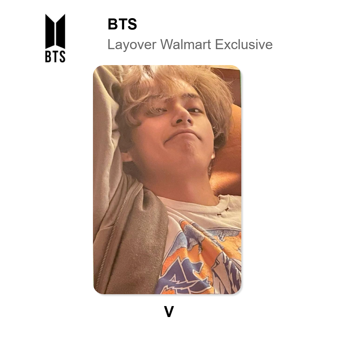 BTS Layover Walmart Exclusive Official Photocard
