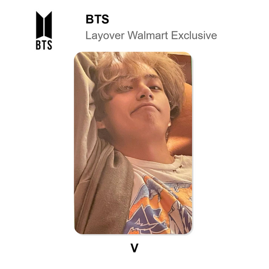 BTS Layover Walmart Exclusive photocard resmi