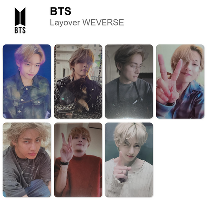BTS Layover WEVERSE officiellt Photocard
