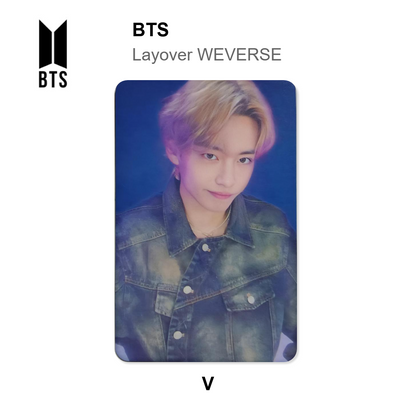BTS Layover WEVERSE officiellt Photocard