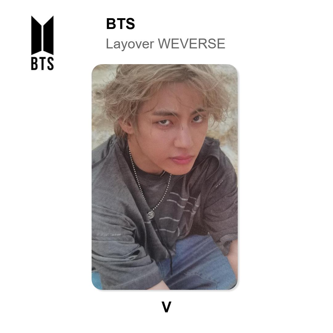 BTS Layover WEVERSE 官方小卡