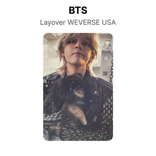 BTS Layover WEVERSE USA photocard resmi