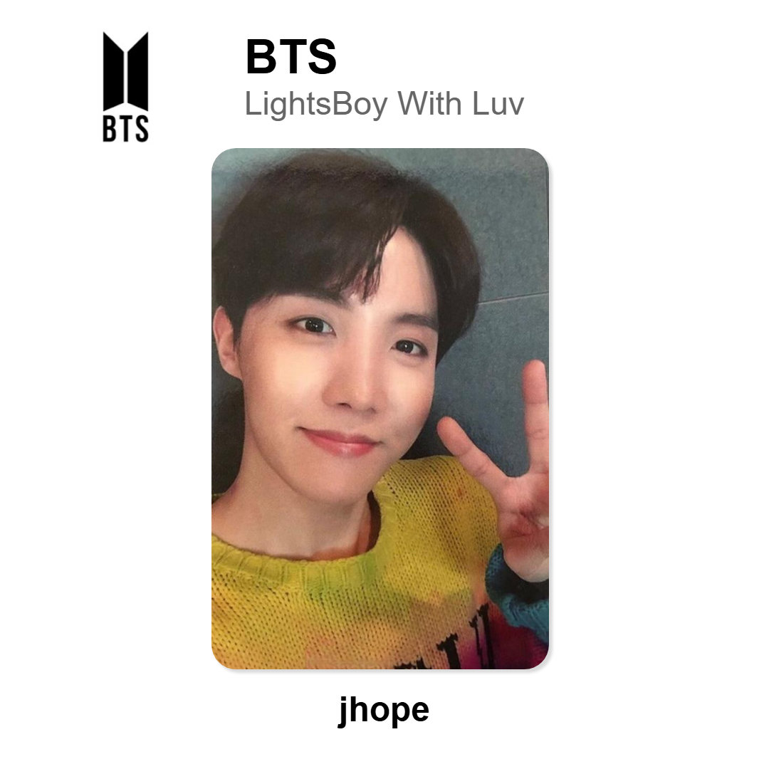 BTS Lights/Boy With Luv Offizielle Photocard