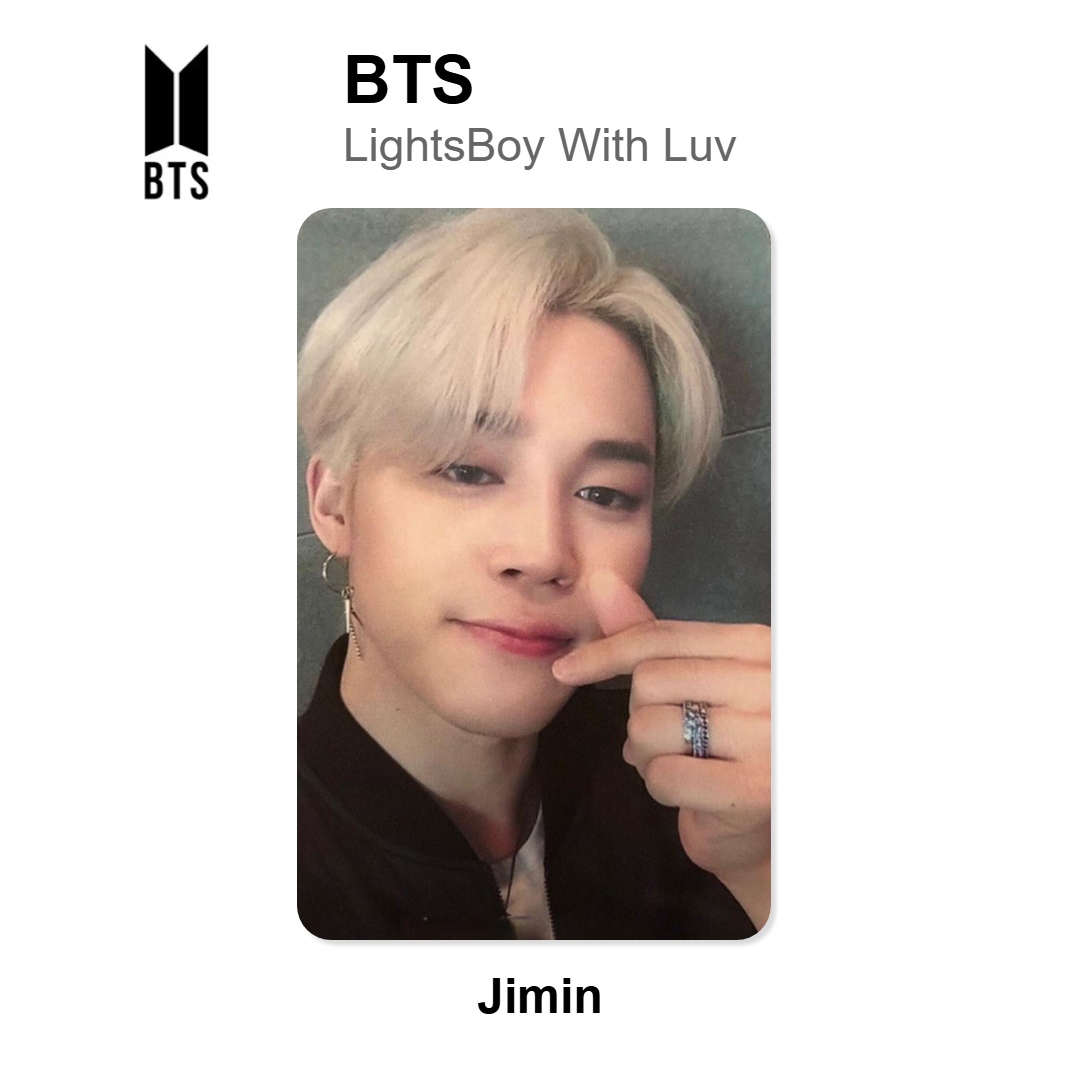 BTS Lights/Boy With Luv Offizielle Photocard