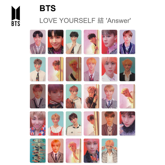 BTS LOVE YOURSELF 結 'Answer' photocard resmi