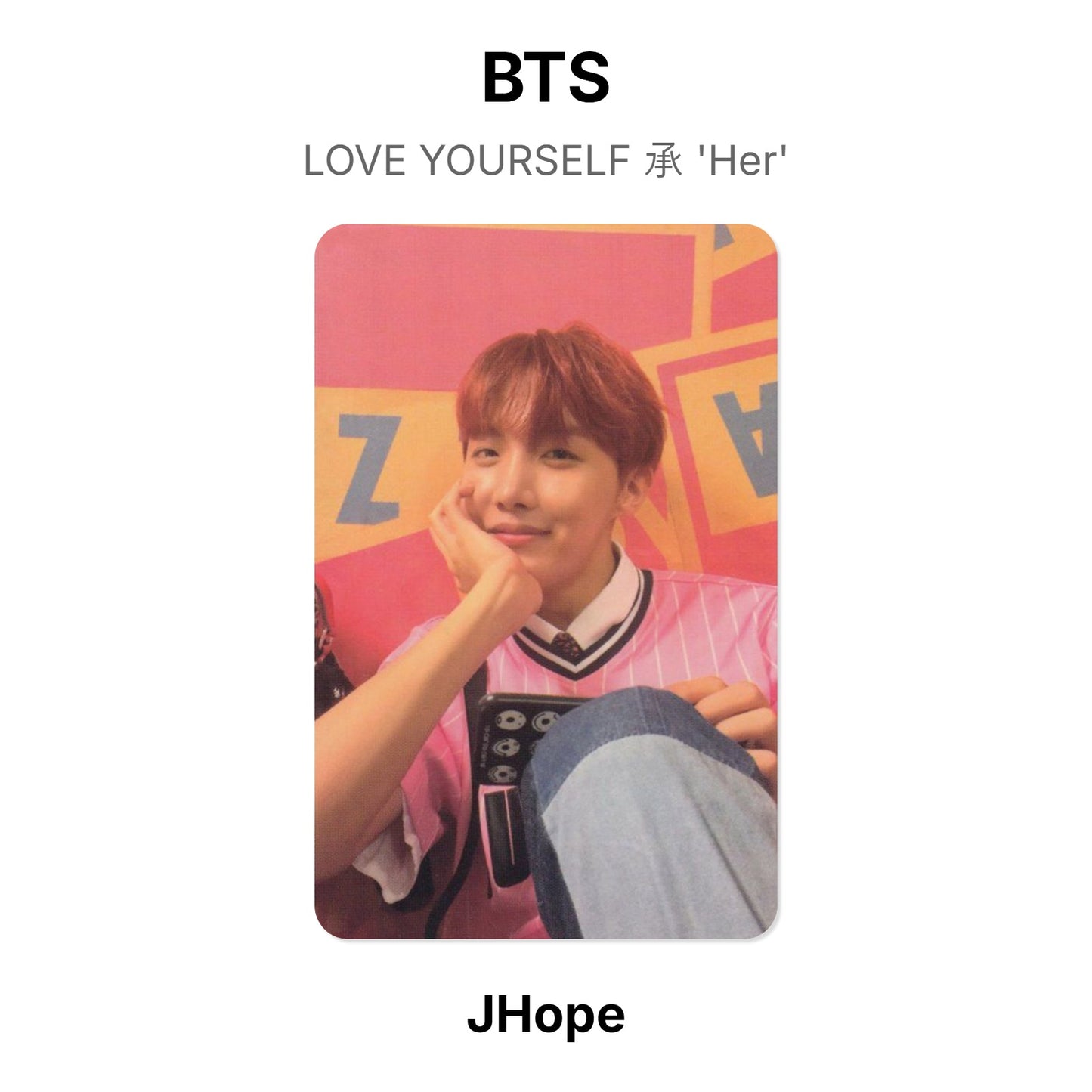 BTS LOVE YOURSELF 承 'Her' Offizielle Photocard