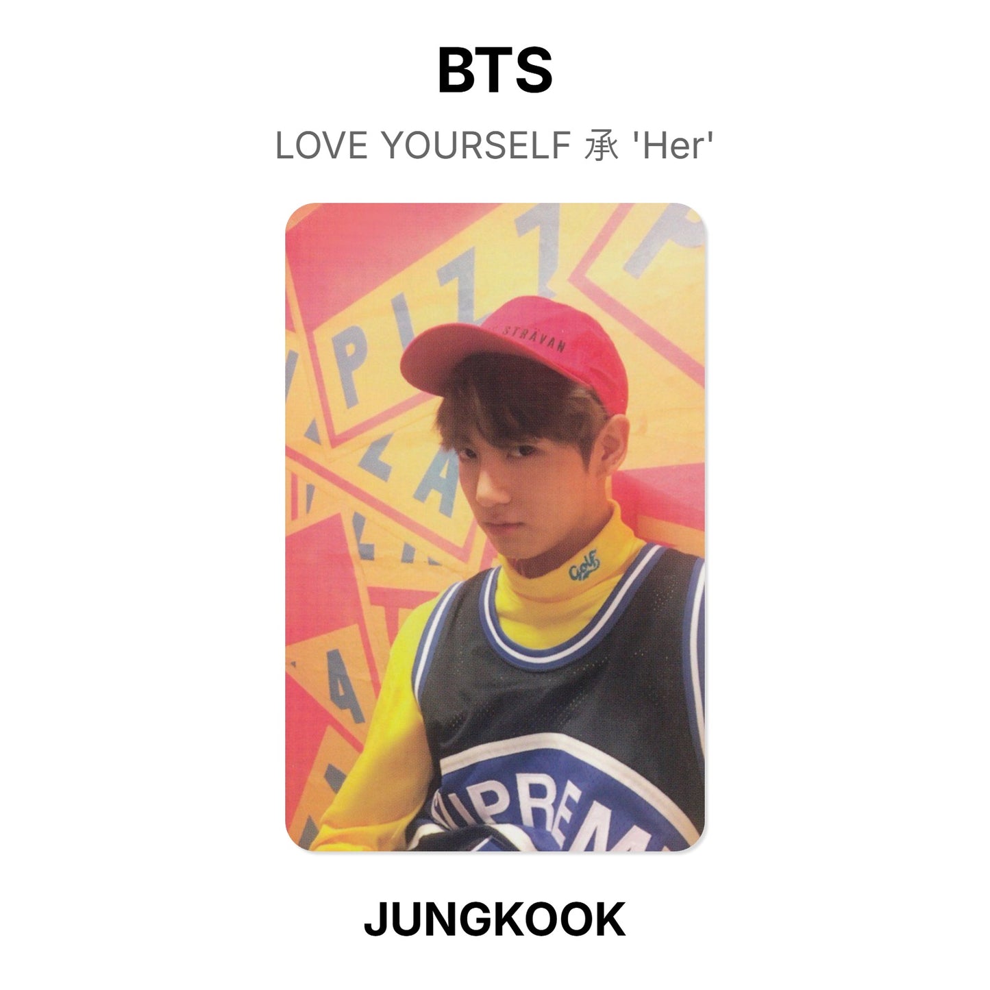 BTS LOVE YOURSELF 承 'Her' Offizielle Photocard