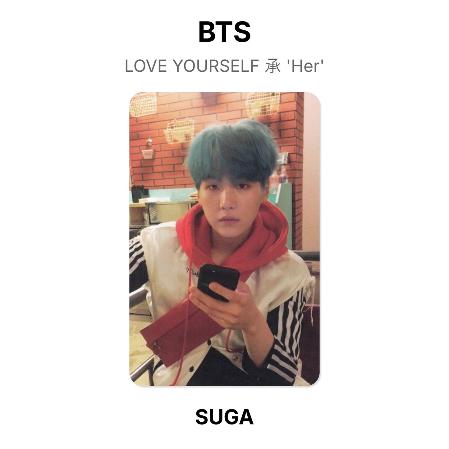 BTS LOVE YOURSELF 承 'Her' Offizielle Photocard