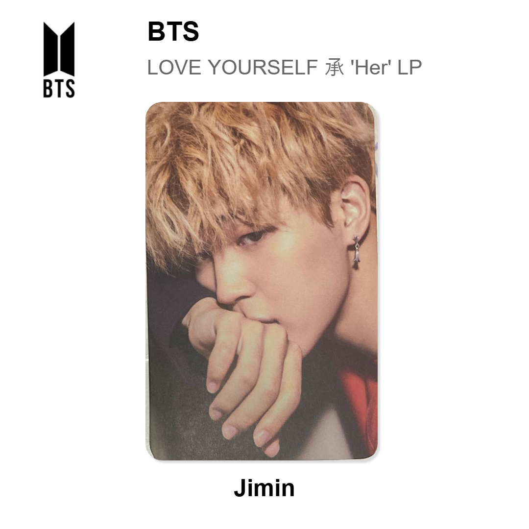 BTS LOVE YOURSELF 承 'Her' LP Official Photocard
