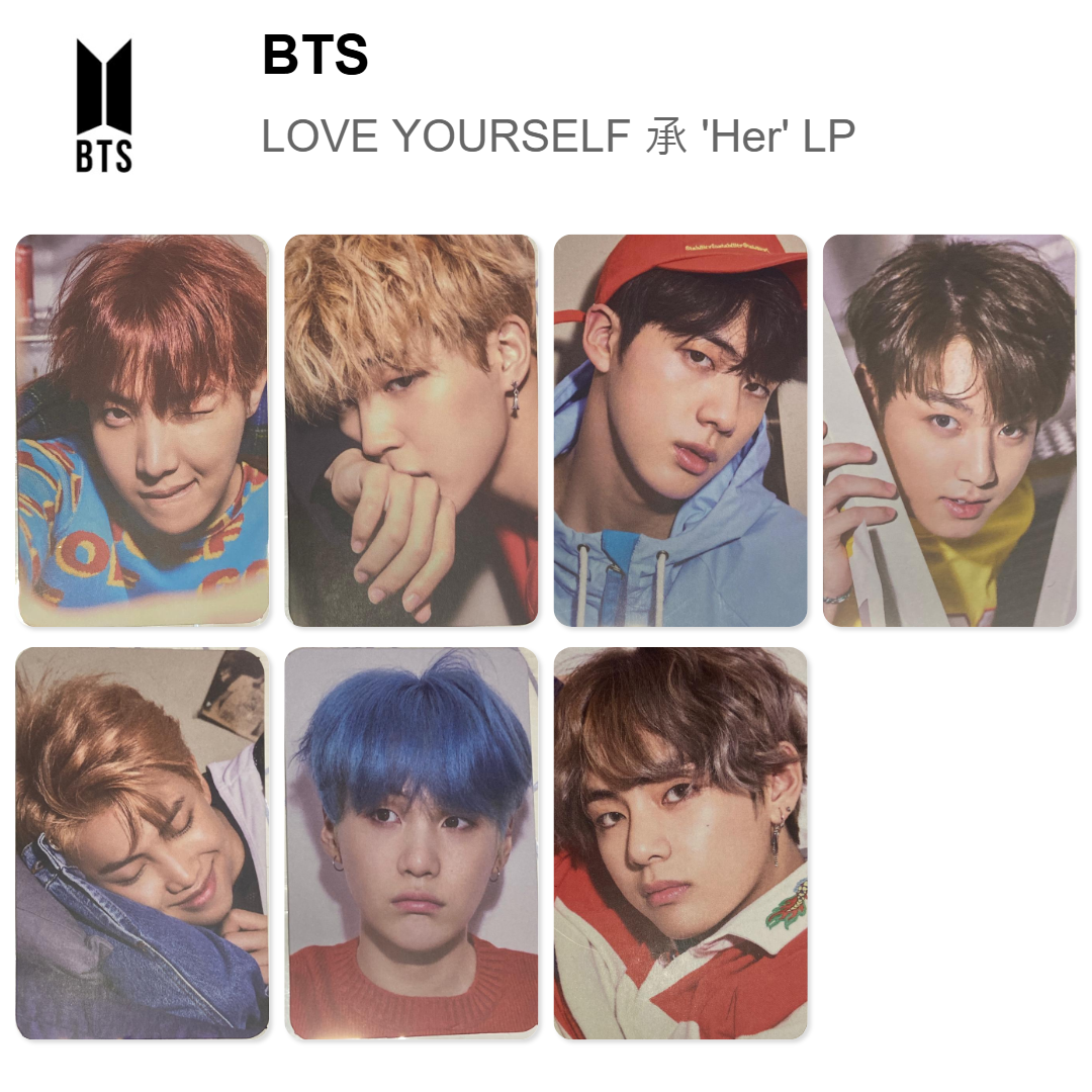 BTS LOVE YOURSELF 承 'Her' LP Official Photocard