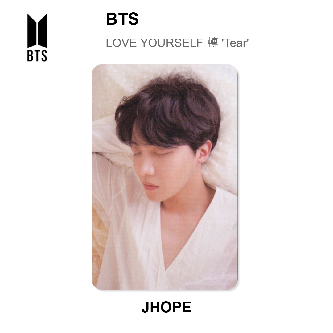 BTS LOVE YOURSELF 轉 'Tear' Official Photocard