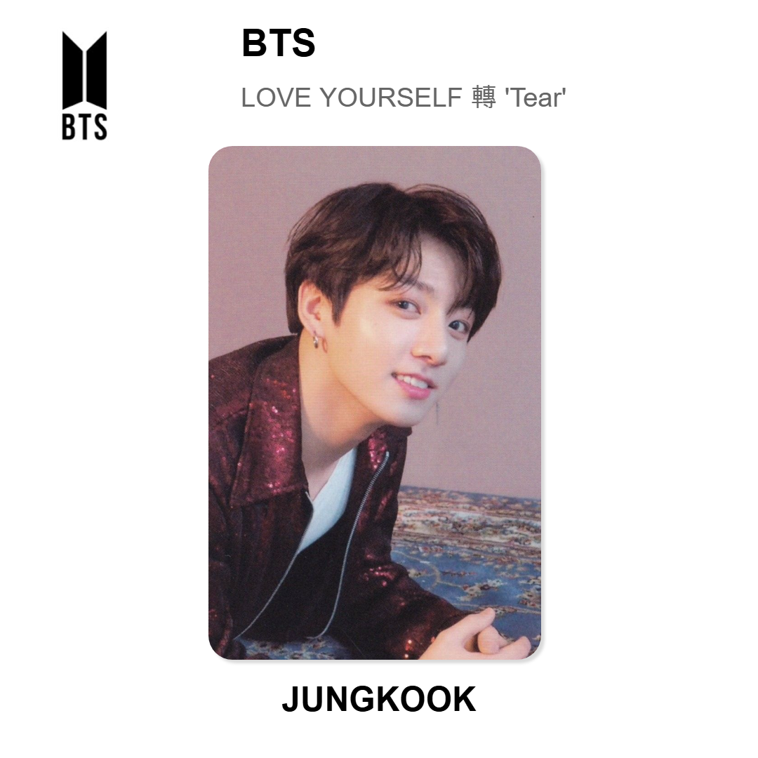 BTS LOVE YOURSELF 轉 'Tear' Official Photocard