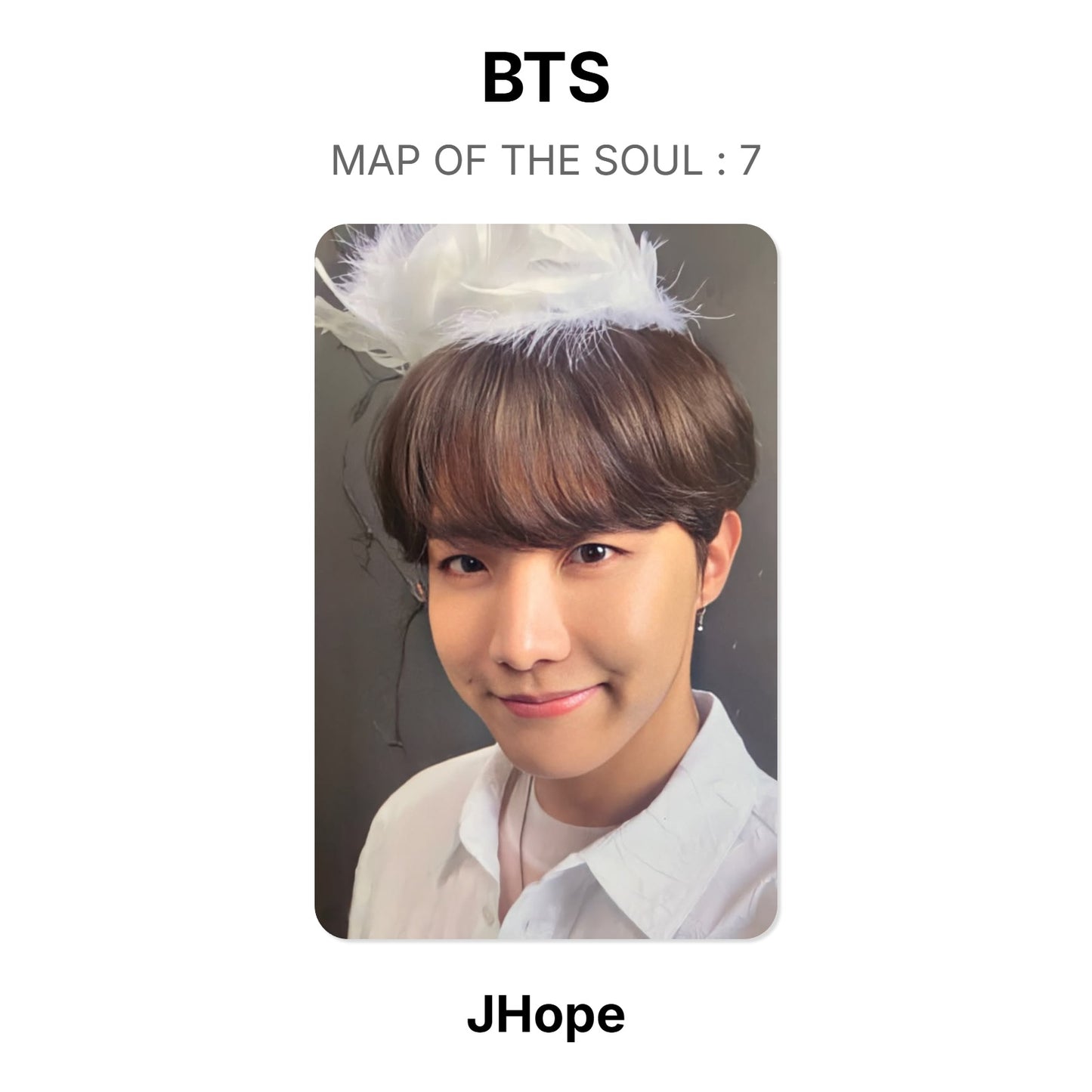 BTS MAP OF THE SOUL : 7 photocard oficial