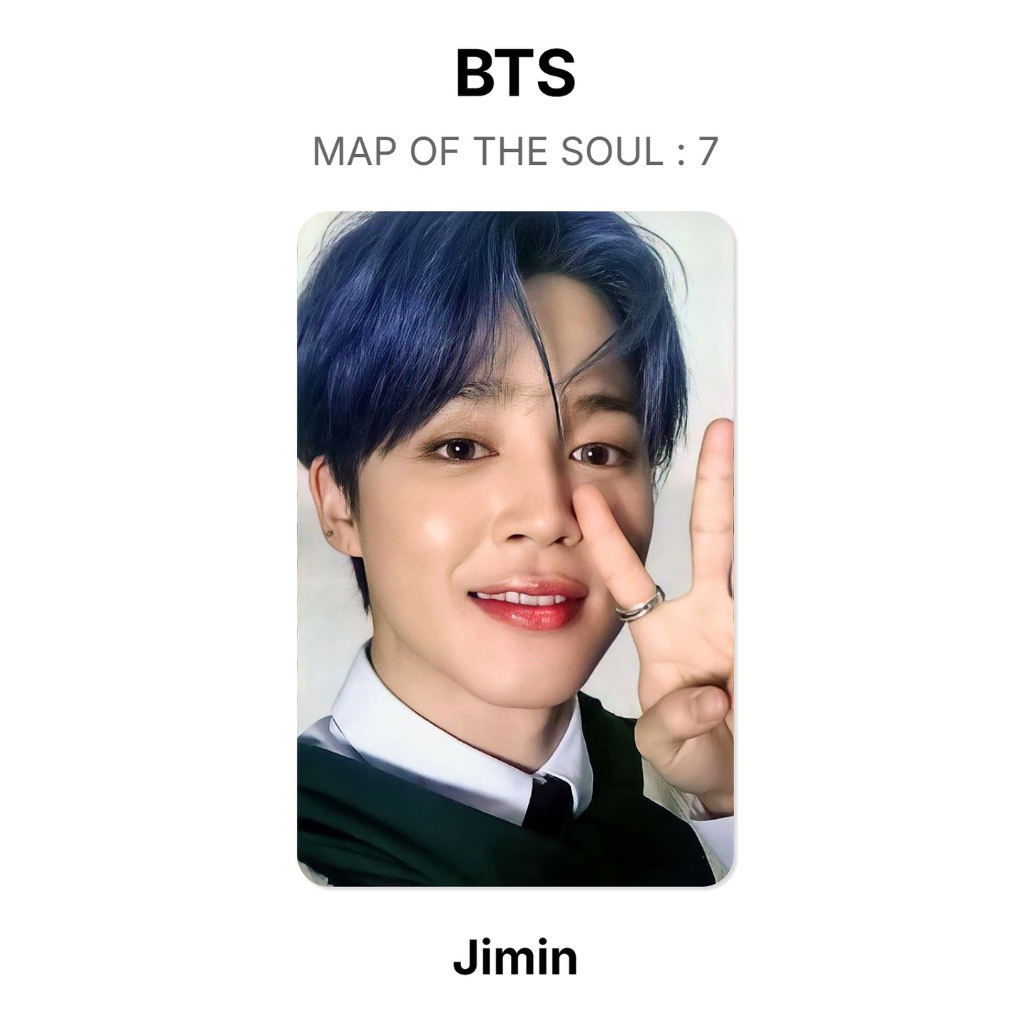 BTS MAP OF THE SOUL : 7 photocard oficial